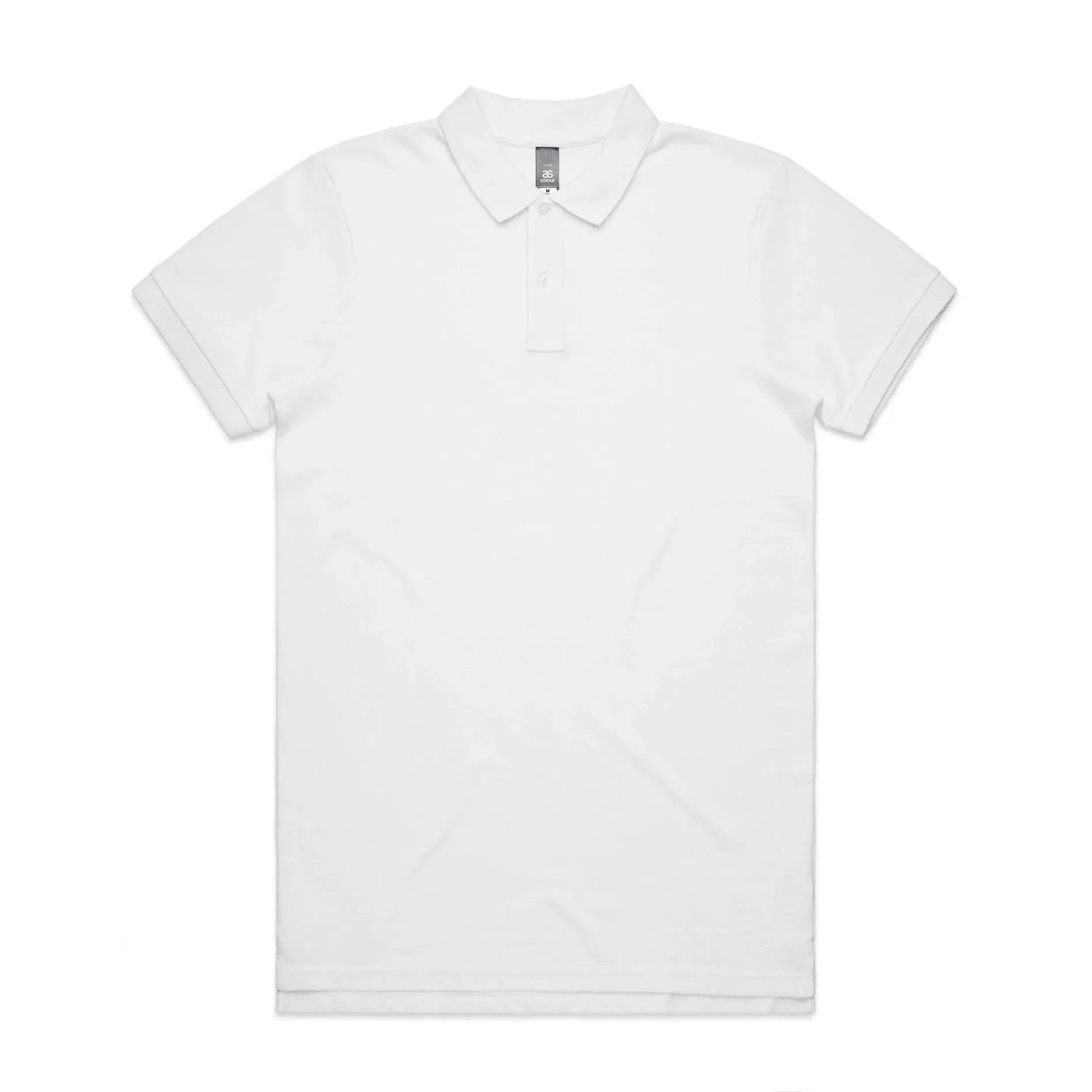 As Colour Men's pique polo 5411 Casual Wear As Colour WHITE SML